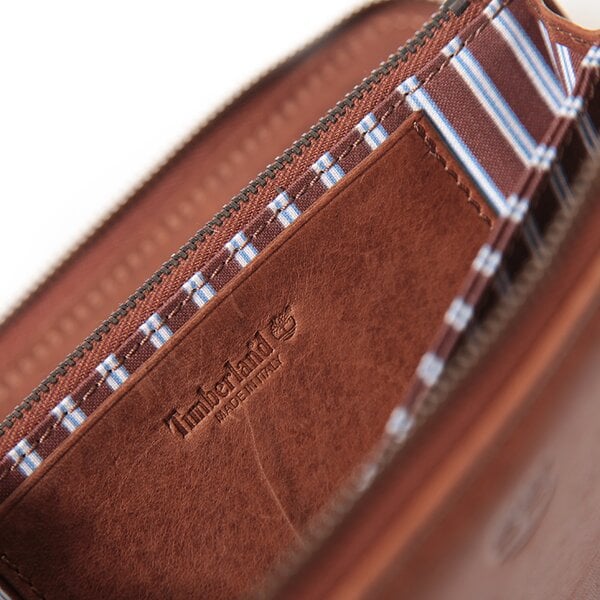 Damski portfel TIMBERLAND PORTFEL WOMAN WALLET WITH ZIP m3579358 kolor pomarańczowy