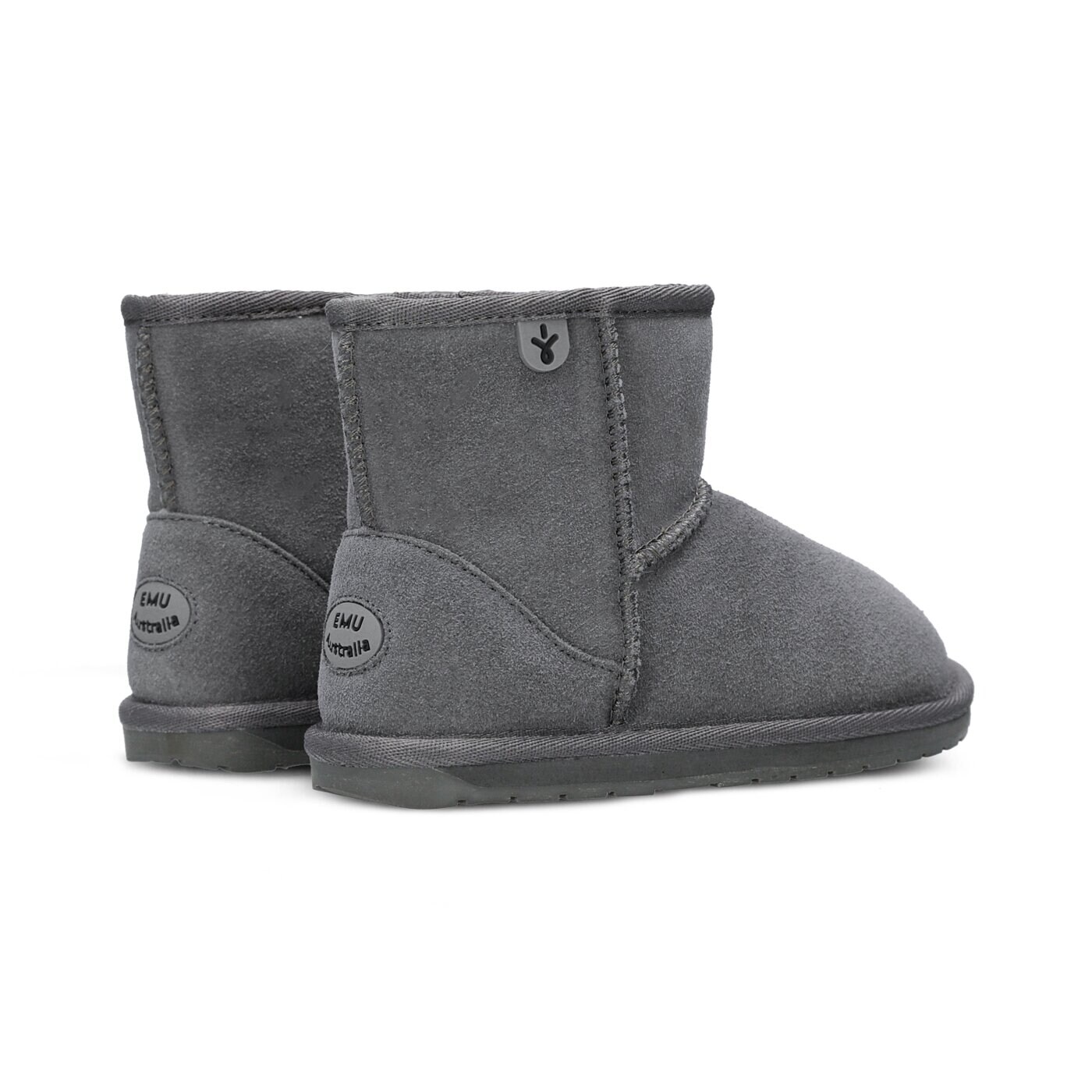 Dziecięce buty za kostkę EMU WALLABY MINI k10103charcoal kolor szary