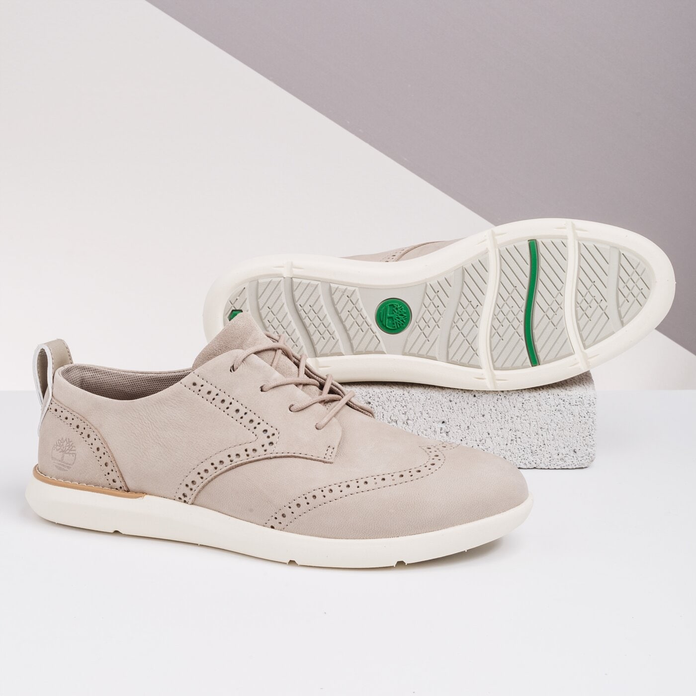 Damskie półbuty TIMBERLAND BRADENTON OXFORD tb0a1uzhk511 kolor beżowy