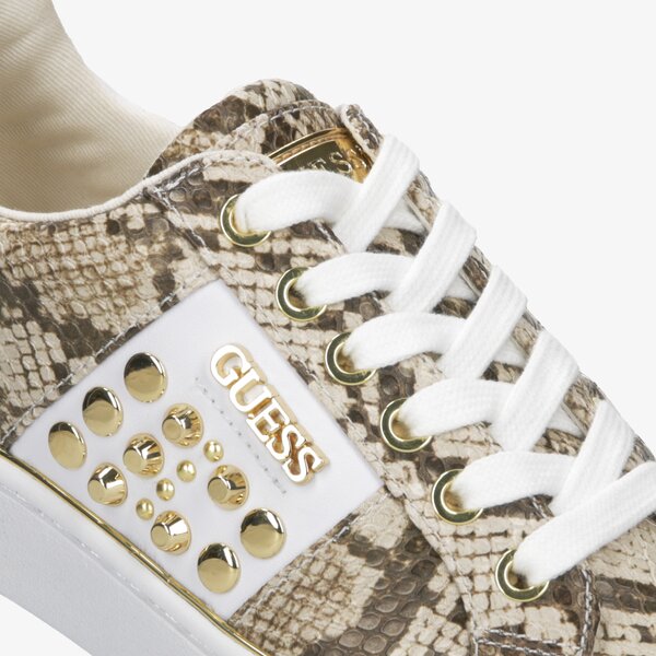 Damskie sneakersy (buty) GUESS BRANDIA fl7brapel12natu kolor multicolor