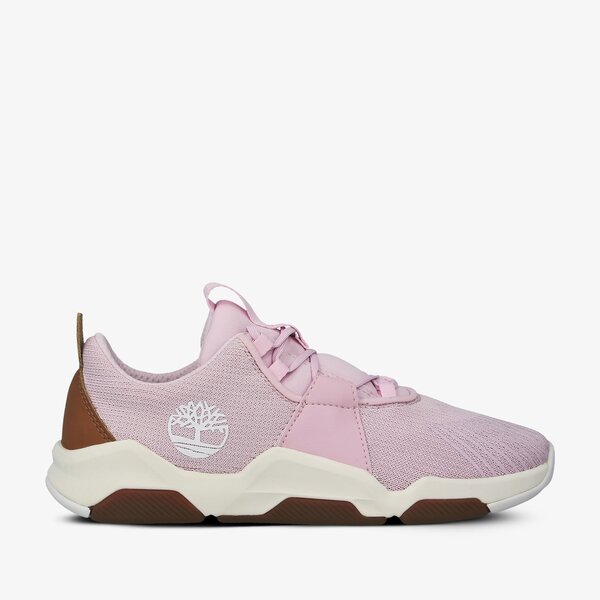 Dziecięce sneakersy (buty) TIMBERLAND EARTH RALLY FLEXIKNIT OX tb0a2ck7x821 kolor różowy