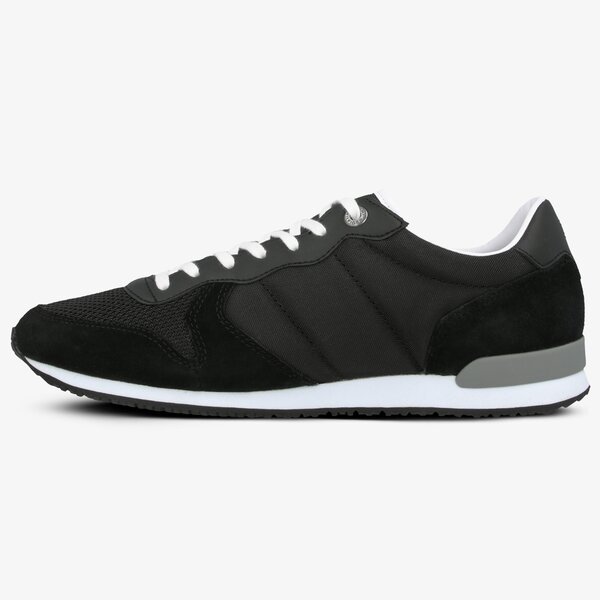 Męskie sneakersy (buty) TOMMY HILFIGER ICONIC MATERIAL MIX RUNNER fm0fm02667bds kolor czarny
