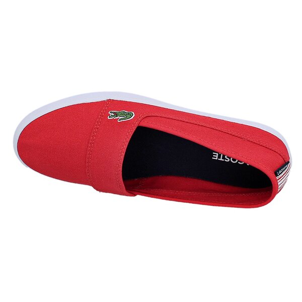 Dziecięce trampki LACOSTE MARICE PTE  727spj3023rr1 kolor czerwony