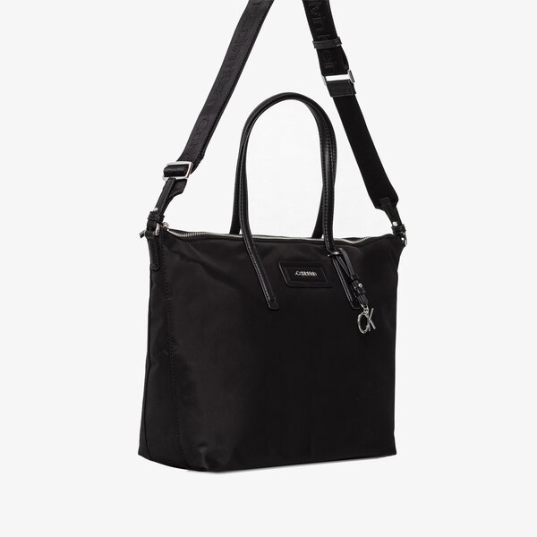 Damska torebka CALVIN KLEIN TOREBKA MUST NYLON SHOPPER k60k609868bax kolor czarny