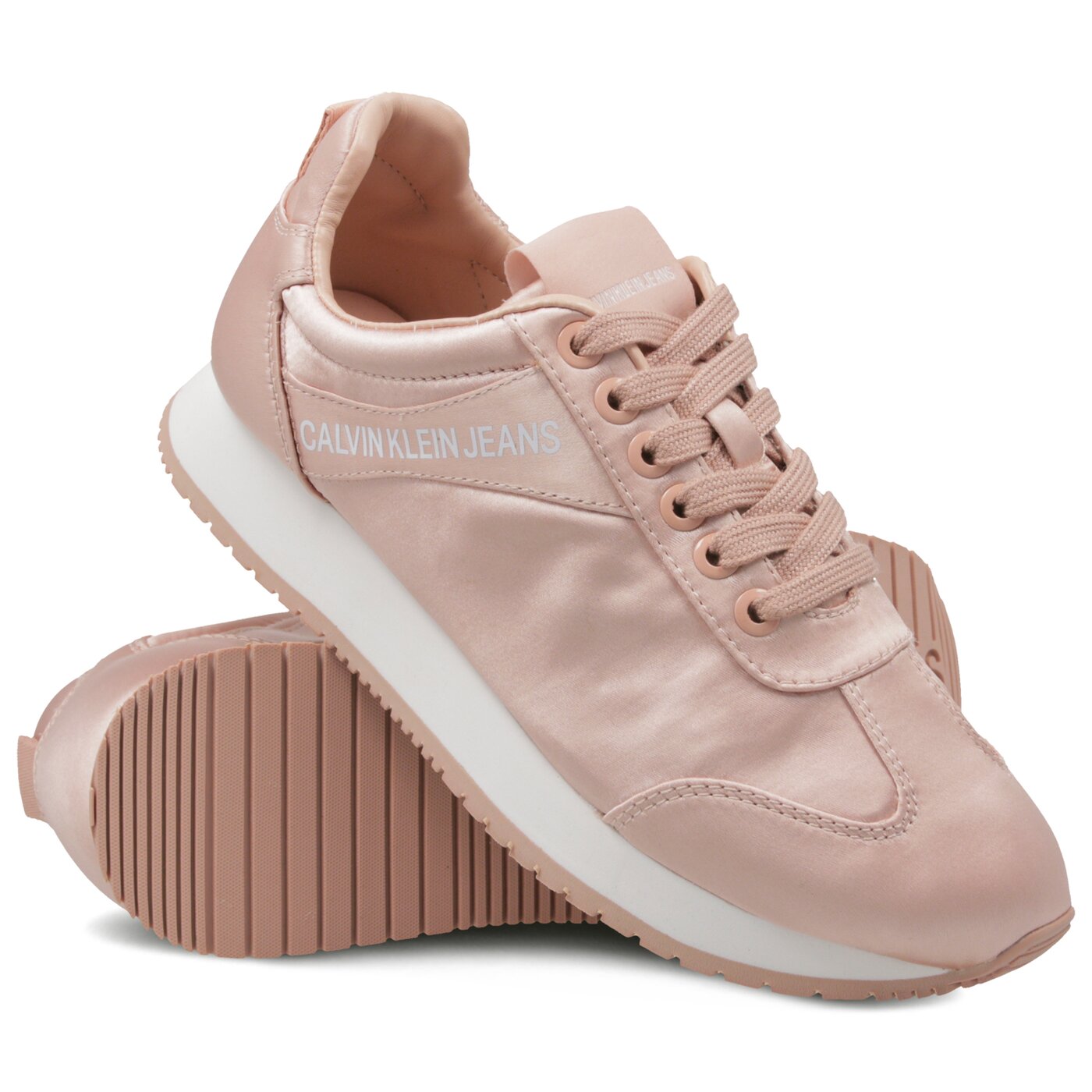 Damskie sneakersy (buty) CALVIN KLEIN JILL r7807pen kolor różowy