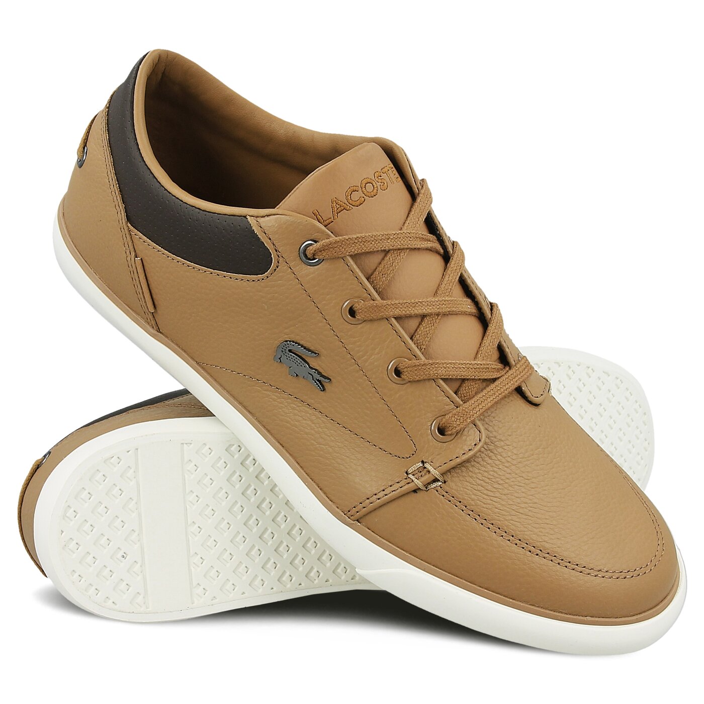 Męskie trampki LACOSTE BAYLISS 118 1 735cam00062b1 kolor brązowy