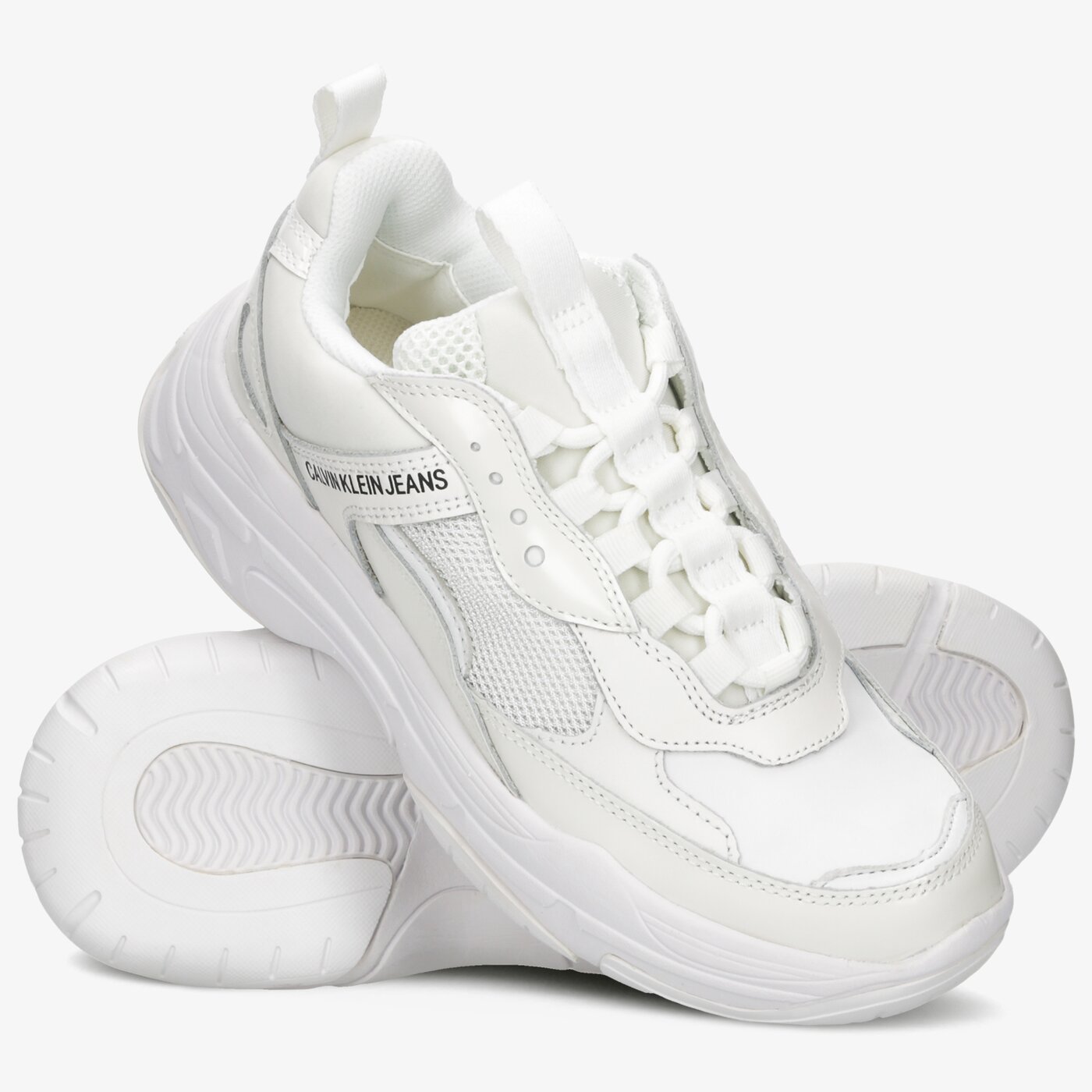 Damskie sneakersy (buty) CALVIN KLEIN MAYA r7797100 kolor biały