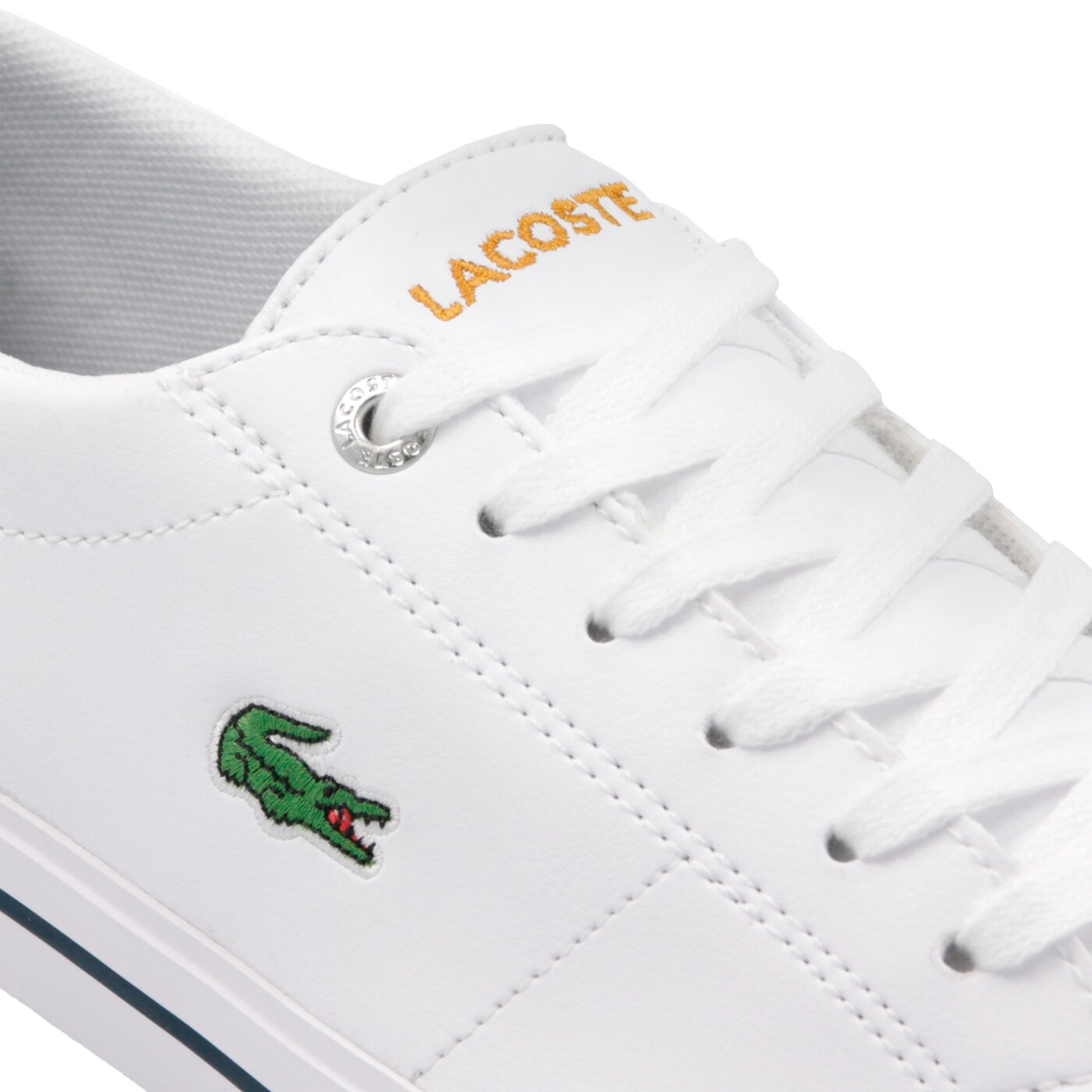 Dziecięce sneakersy (buty) LACOSTE RIBERAC 418 1 736caj0021438 kolor biały