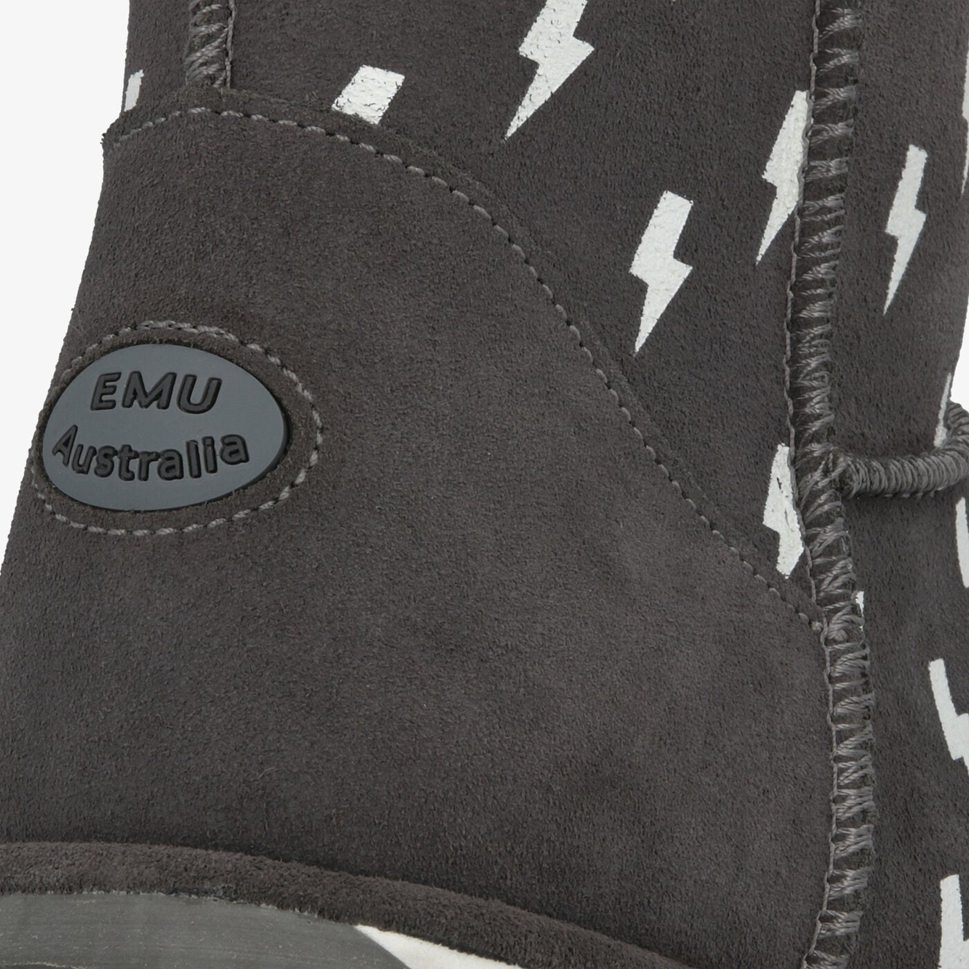 Dziecięce buty za kostkę EMU LIGHTNING BOLT BRUMBY k12102charcoal kolor szary