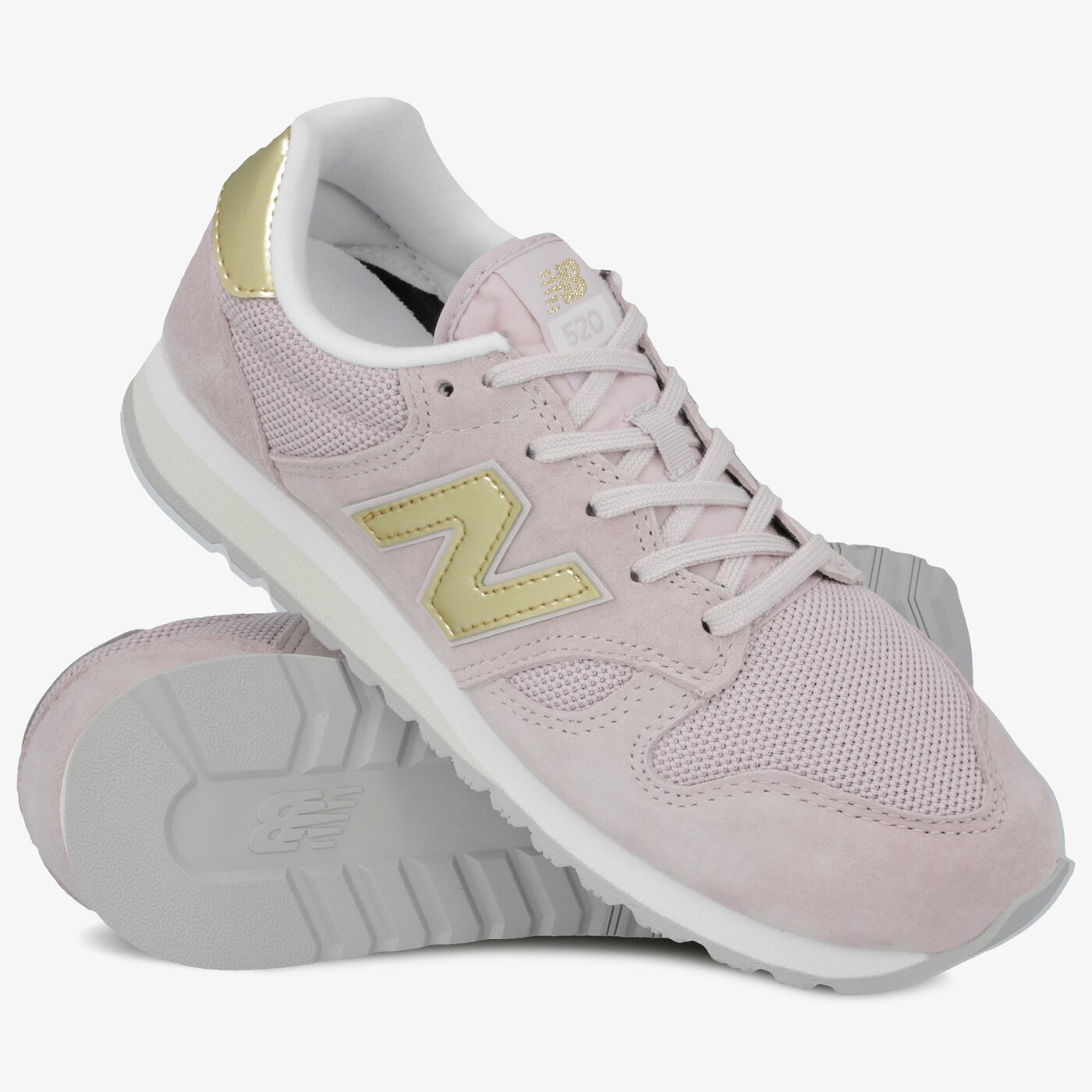 Damskie sneakersy (buty) NEW BALANCE WL520GDC wl520gdc kolor fioletowy