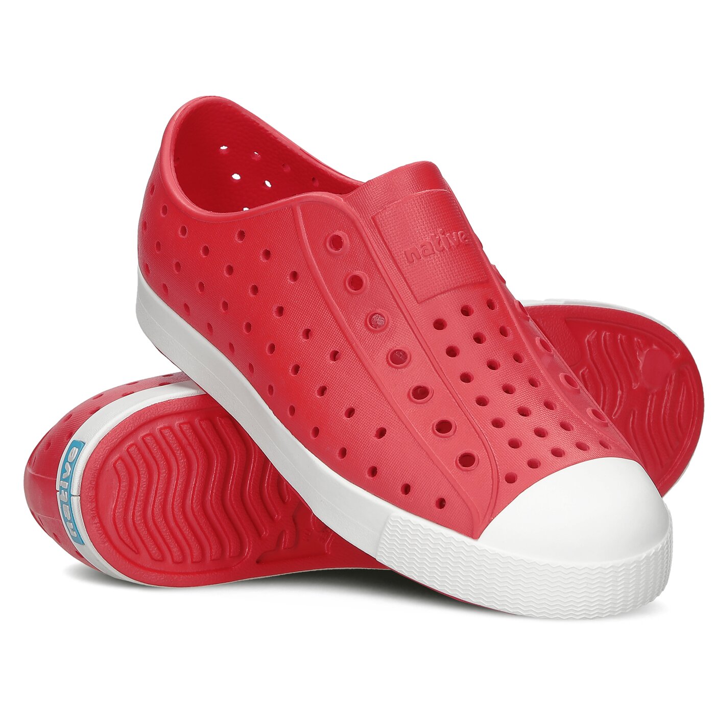 Dziecięce trampki NATIVE JEFFERSON JUNIOR 12100100-6400 kolor czerwony