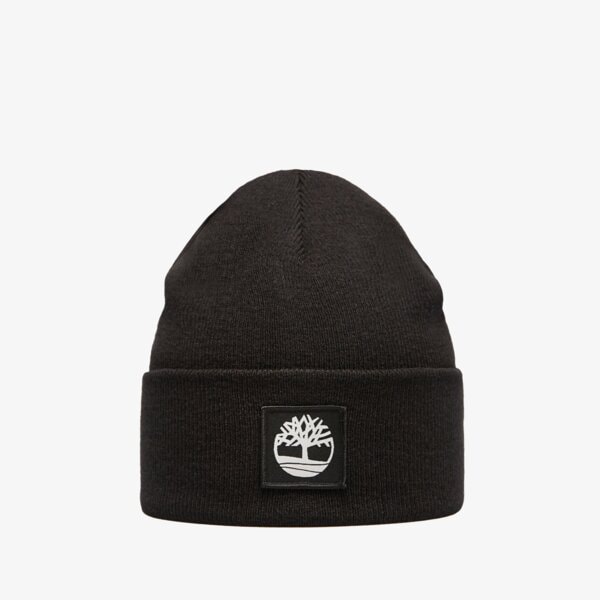 Damska czapka zimowa TIMBERLAND CZAPKA TONAL PATCH BEANIE tb0a65ja0011 kolor czarny