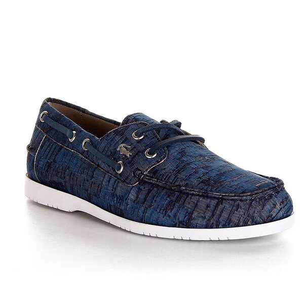 Damskie mokasyny i półbuty LACOSTE CORBON CORK 725srw1118120 kolor granatowy