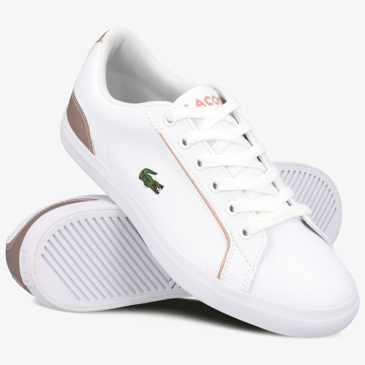 Dziecięce trampki LACOSTE LEROND 319 2 CUJ 738cuj0012b53 kolor biały