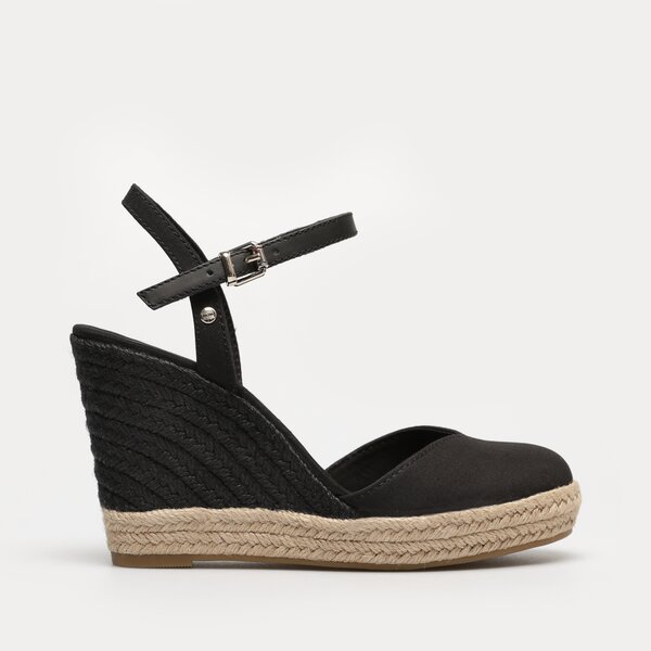 Damskie szpilki / czółenka TOMMY HILFIGER BASIC CLOSED TOE HIGH WEDGE fw0fw04786bds kolor czarny