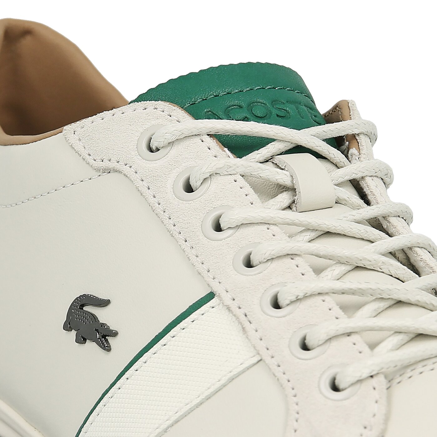 Męskie trampki LACOSTE ALISOS 117 1 733cam1018098 kolor beżowy