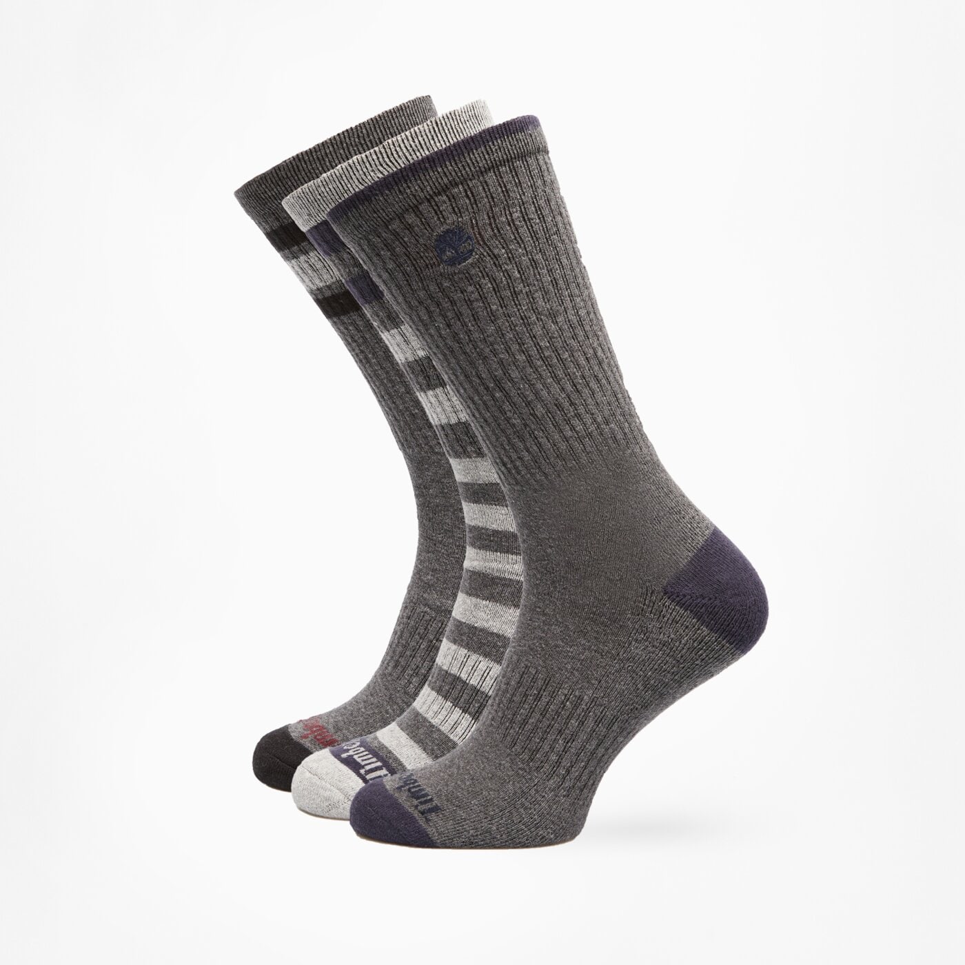 Damskie skarpetki TIMBERLAND SKARPETY 3PP COMFORT STRIPE CREW tb0a68tpu141 kolor multicolor