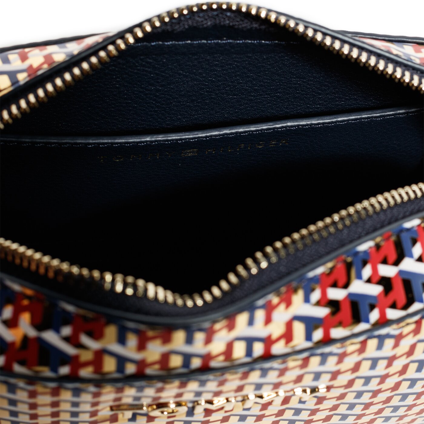 Damska nerka / saszetka TOMMY HILFIGER TOREBKA ICONIC TOMMY CROSSOVER MONO aw0aw075930h1 kolor multicolor