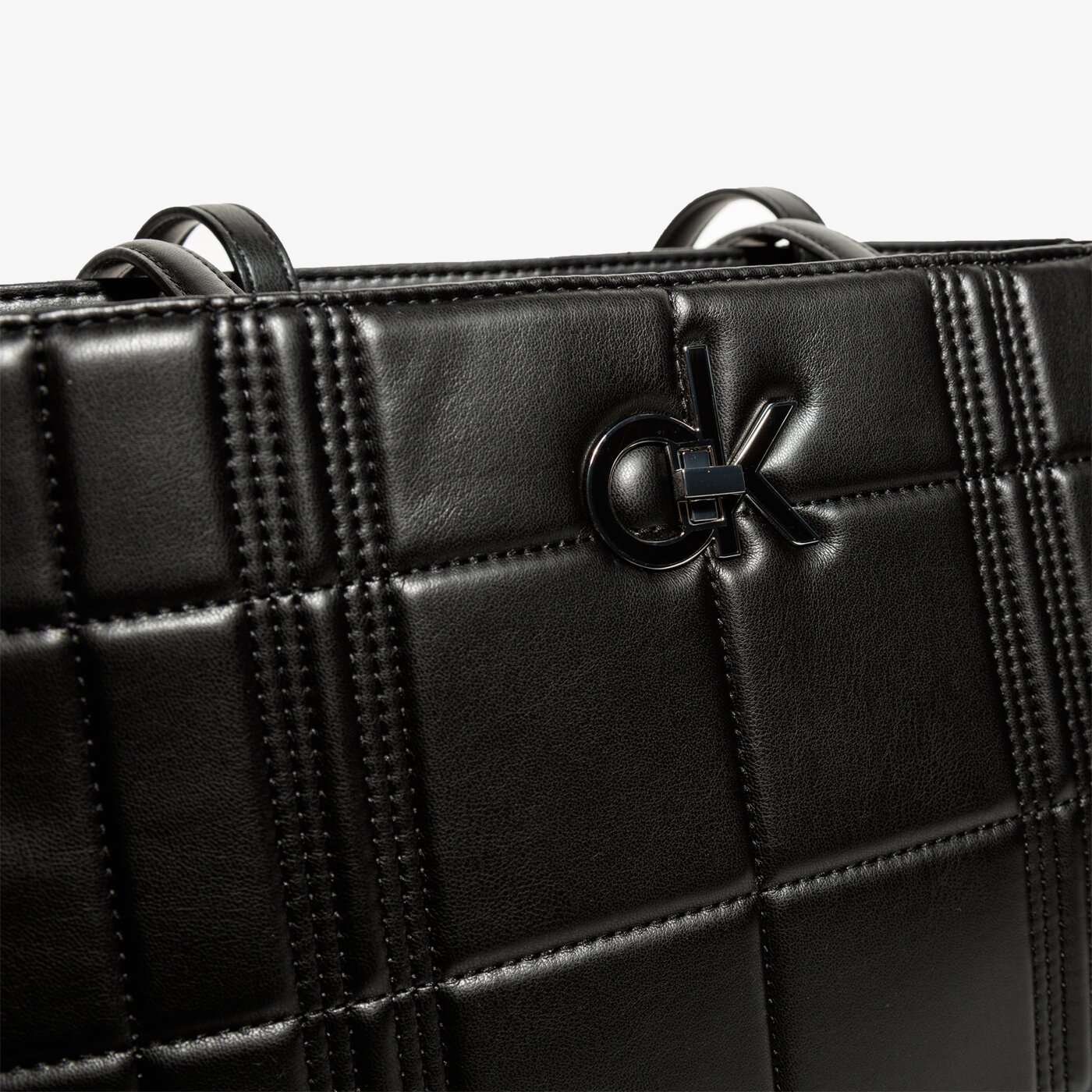 Damska torebka CALVIN KLEIN TOREBKA RE-LOCK SHOPPER k60k605833bds kolor czarny