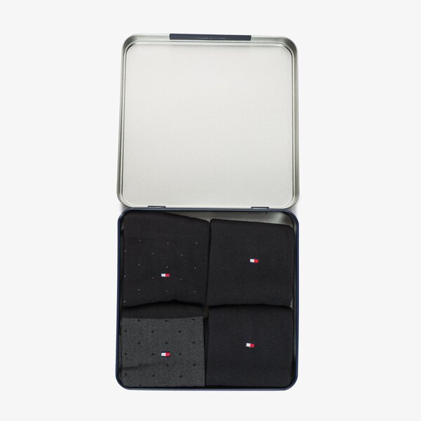 Męskie skarpetki TOMMY HILFIGER SKARPETY MIXED GIFTBOX 4P 39 492001001200039 kolor multicolor