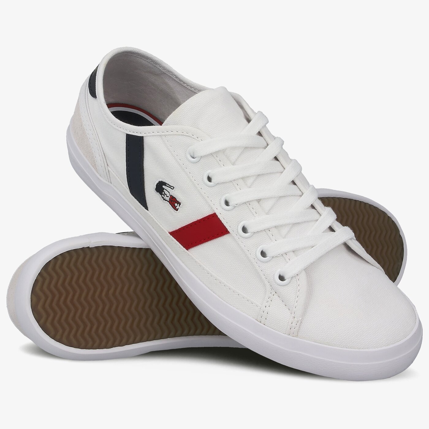 Damskie trampki LACOSTE SIDELINE TRI 2 CFA 739cfa0046407 kolor biały