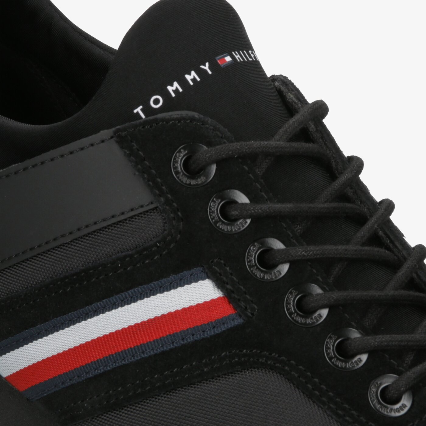 Męskie sneakersy (buty) TOMMY HILFIGER ICONIC SOCK RUNNER fm0fm02409990 kolor czarny