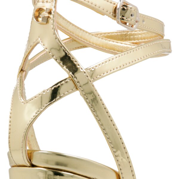 Damskie sandały GUESS MADESTY SANDAL fl6mdslel03silgo kolor złoty