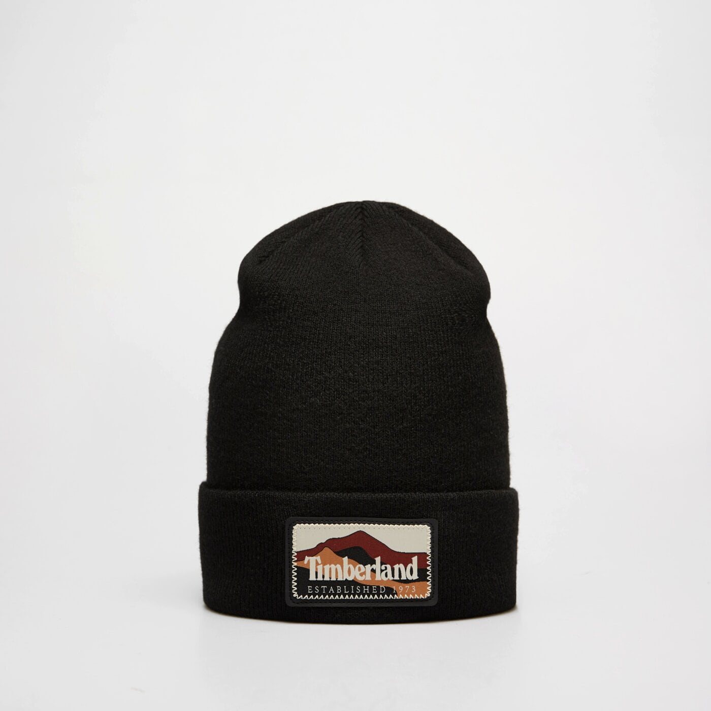 Damska czapka zimowa TIMBERLAND CZAPKA MOUNTAIN PATCH BEANIE tb0a663t0011 kolor czarny