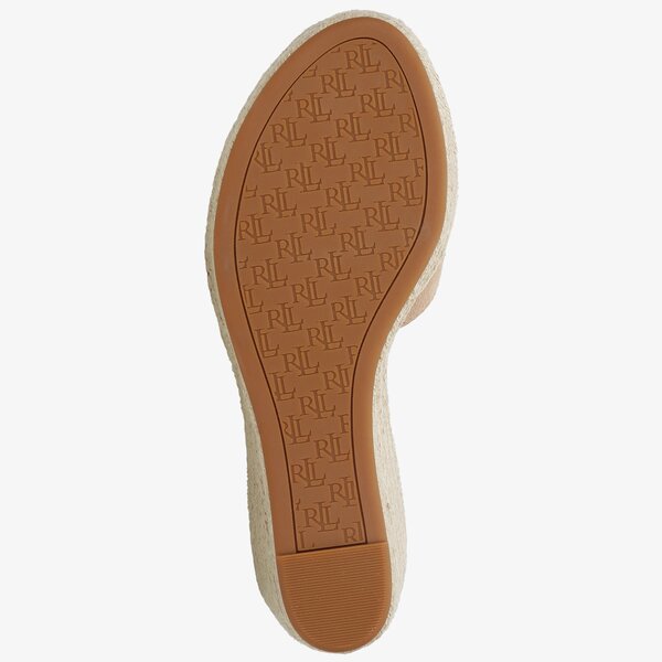 Damskie sandały LAUREN RALPH LAUREN HALE 802828010001 kolor brązowy