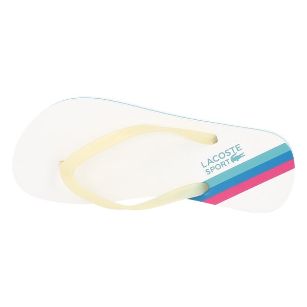 Damskie klapki LACOSTE ANCELLE JAW 725spw1112w56 kolor biały