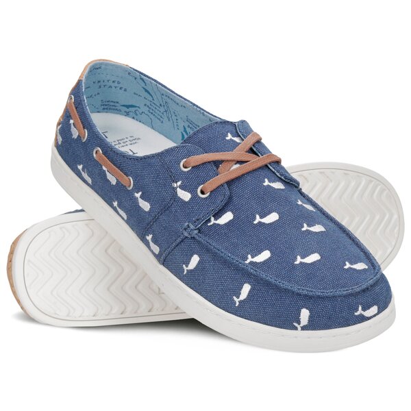Damskie mokasyny i półbuty TOMS CULVER - THE TOMS ANIMAL INITIATIVE OCEANA 10011565 kolor granatowy