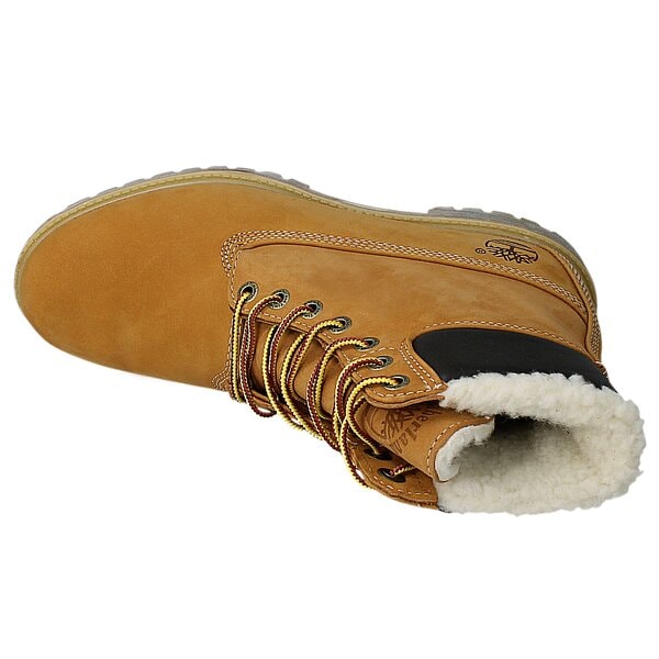 TIMBERLAND PREMIUM 6 INCH BOOT FUR/WARM LINED  a13ga kolor żółty