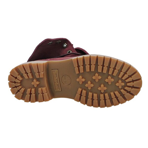 Damskie trapery TIMBERLAND AUTHENTICS FTW  8306a kolor bordowy