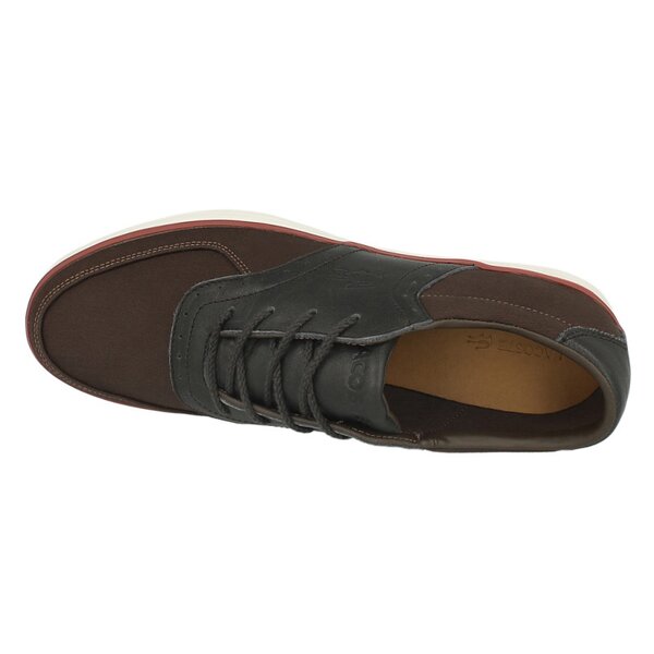 Męskie półbuty LACOSTE GLENDON BROGUE  727srm12222b6 kolor brązowy