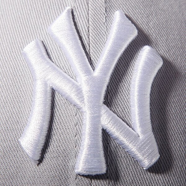 Damska czapka z daszkiem NEW ERA MLB 9FORTY NEW YORK YANKEES CAP GRAY/WHITE 10531940 kolor szary
