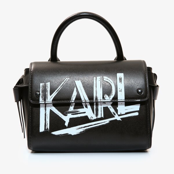 Damska torebka KARL LAGERFELD TOREBKA KIKON MINI PRINT DECO TOP H 216w3007998black kolor biały