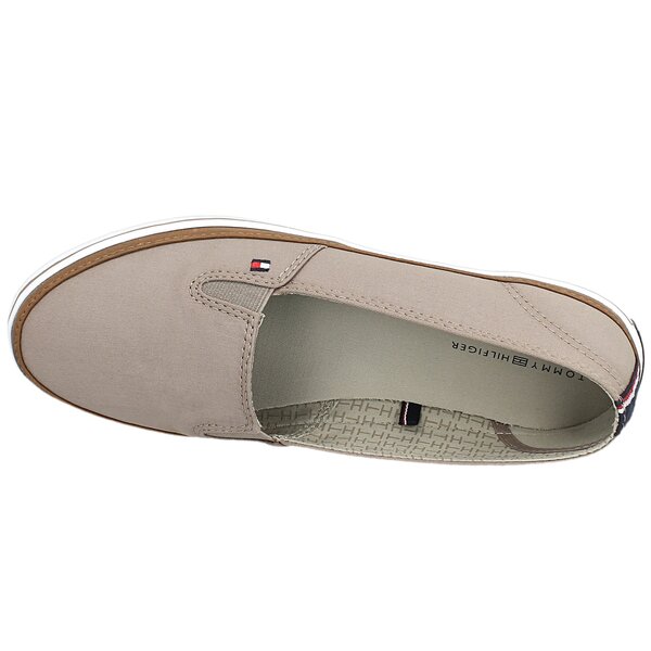 Damskie trampki TOMMY HILFIGER K1285ESHA 7D fw56820799058 kolor beżowy