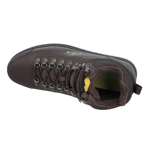 Męskie buty outdoor (trekkingowe) LACOSTE JARMUND TWD  728spm0212db2 kolor brązowy