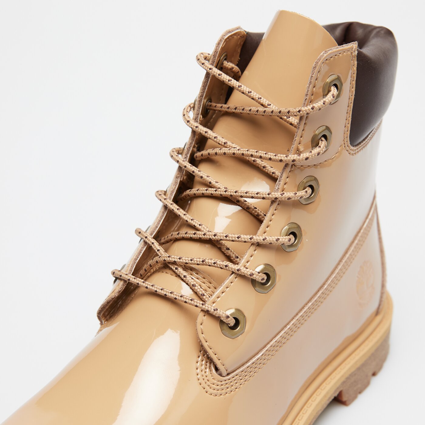 Damskie buty za kostkę TIMBERLAND PREMIUM 6 INCH LACE UP WP BOOT tb0a43f8en01 kolor beżowy