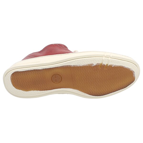 Męskie trampki TIMBERLAND EK HANDCRAFTED LEATHER OXFORD LEATHER OX 9345b kolor czerwony