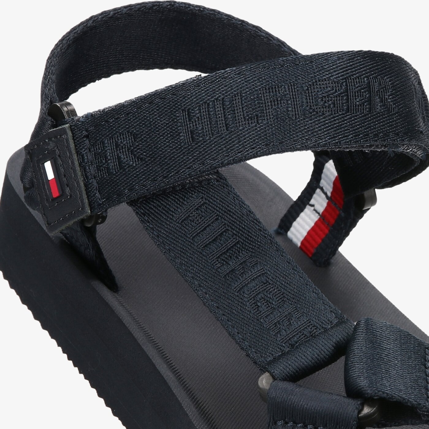 Męskie sandały TOMMY HILFIGER COMFORTABLE STRAPPY SANDAL fm0fm03974dw5 kolor granatowy