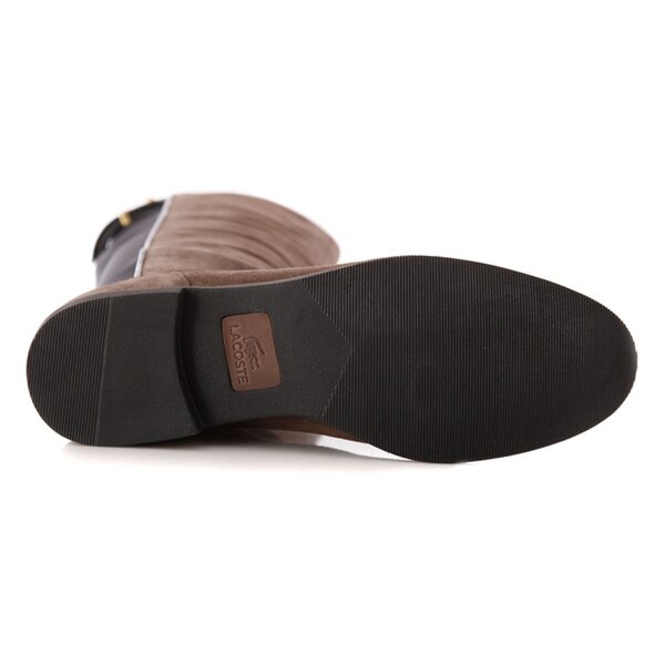 Damskie kozaki LACOSTE ROSEMONT BUCKLE 726srw0154176 kolor brązowy