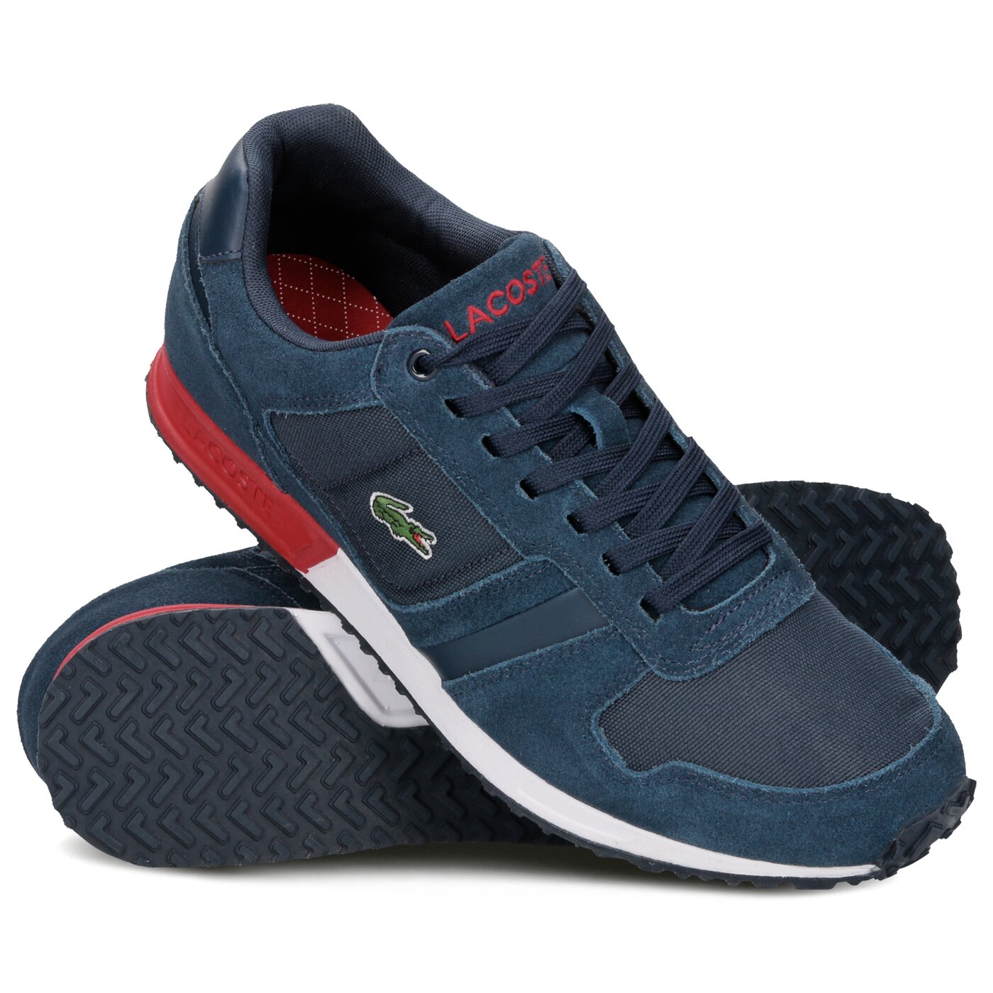 Męskie sneakersy (buty) LACOSTE VAUBAN PAG  728spm0032db4 kolor granatowy