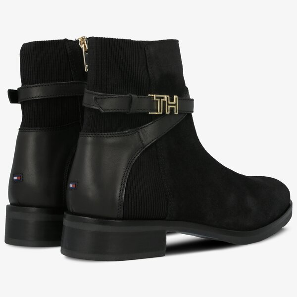 tommy hilfiger th hardware flat bootie