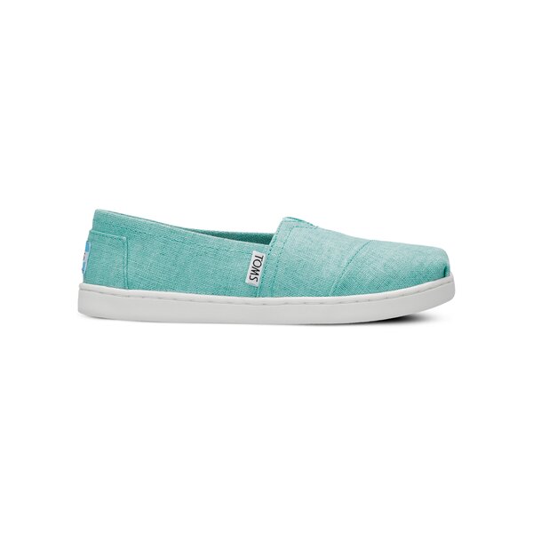 Dziecięce półbuty TOMS JUNIOR'S ALPARGATA 10009954 kolor niebieski