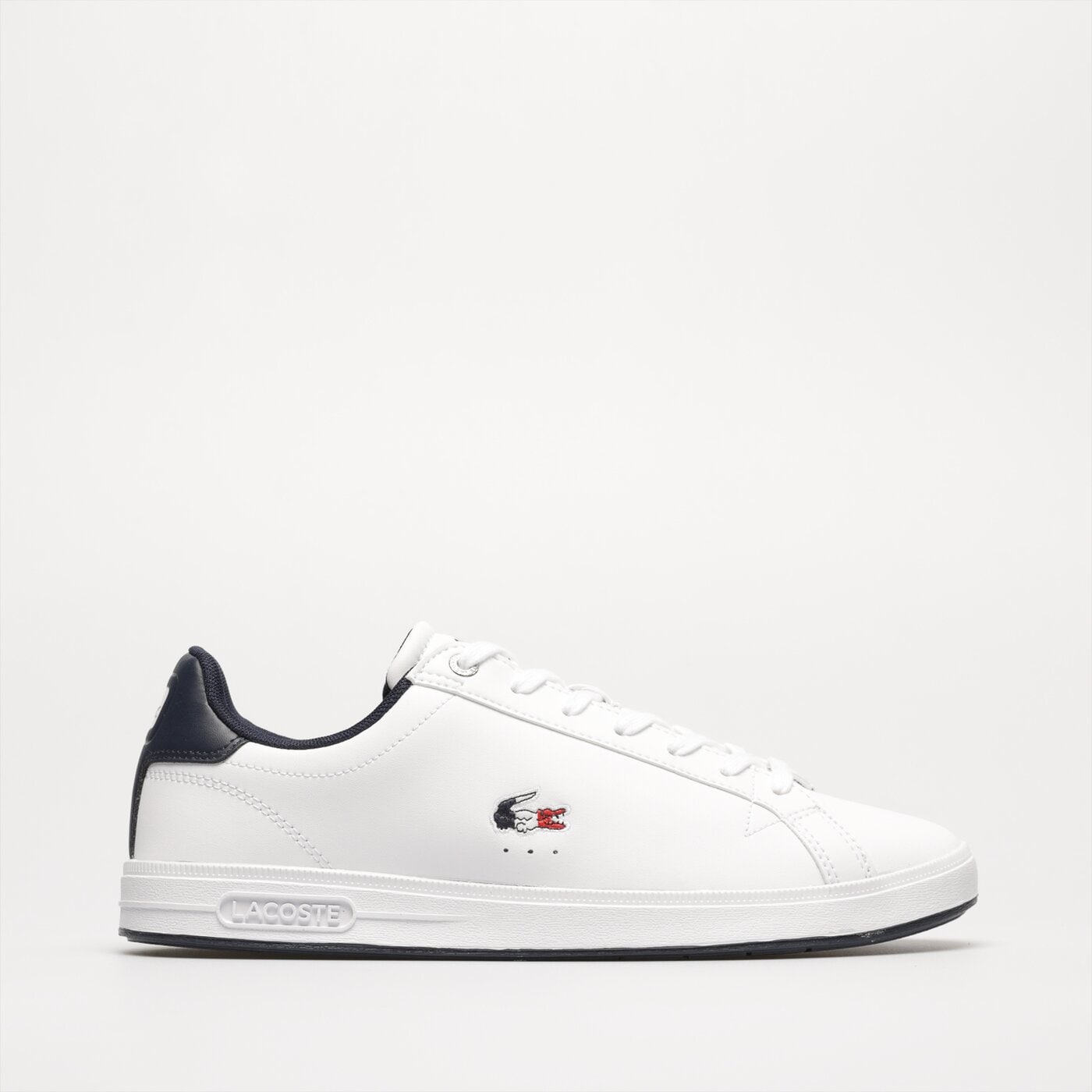 Męskie sneakersy (buty) LACOSTE GRADUATE PRO TRI 1231 SMA 745sma0120407 kolor biały