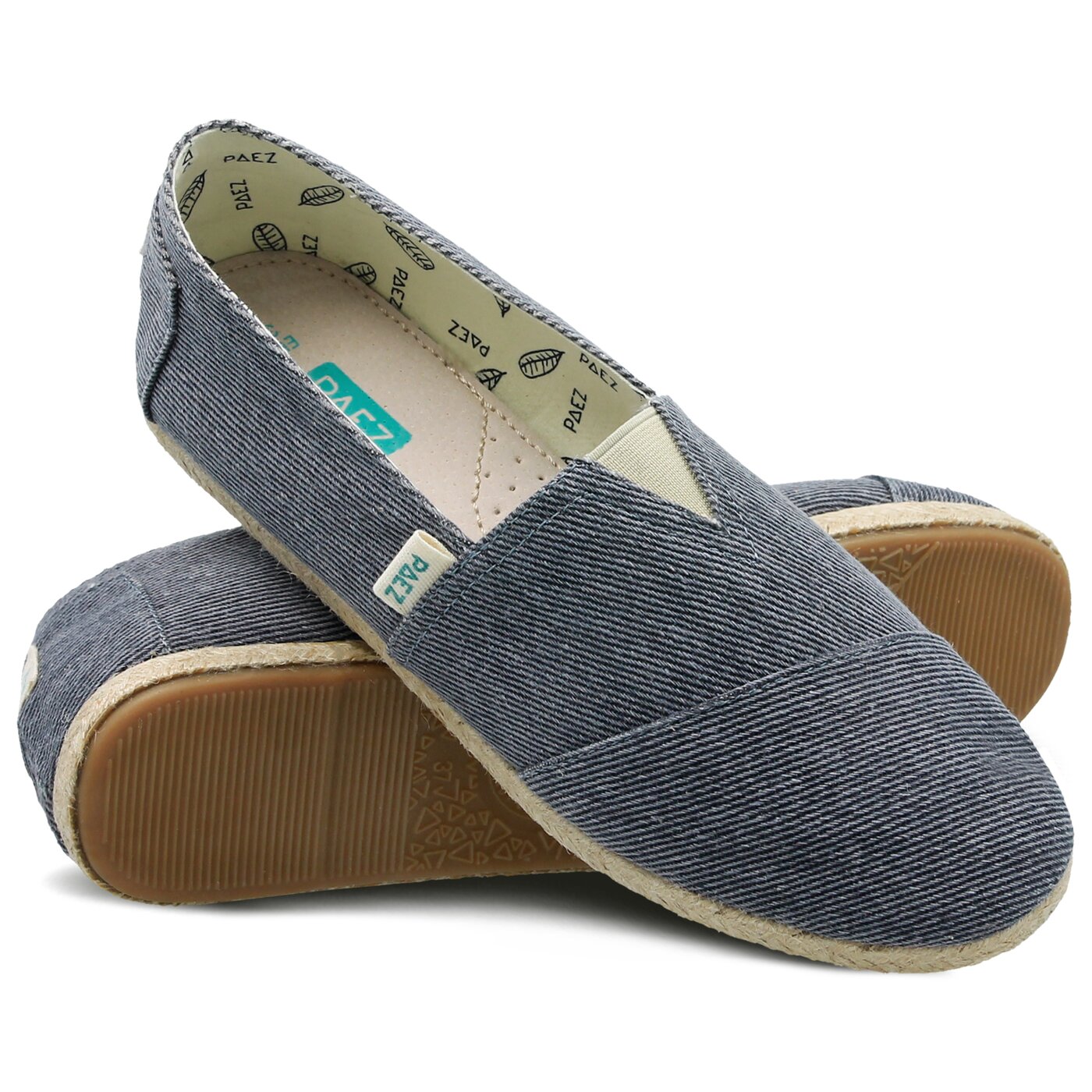 Damskie espadryle PAEZ ORIGINAL RAW ESSENTIALS SEA 1830201s11-303 kolor granatowy
