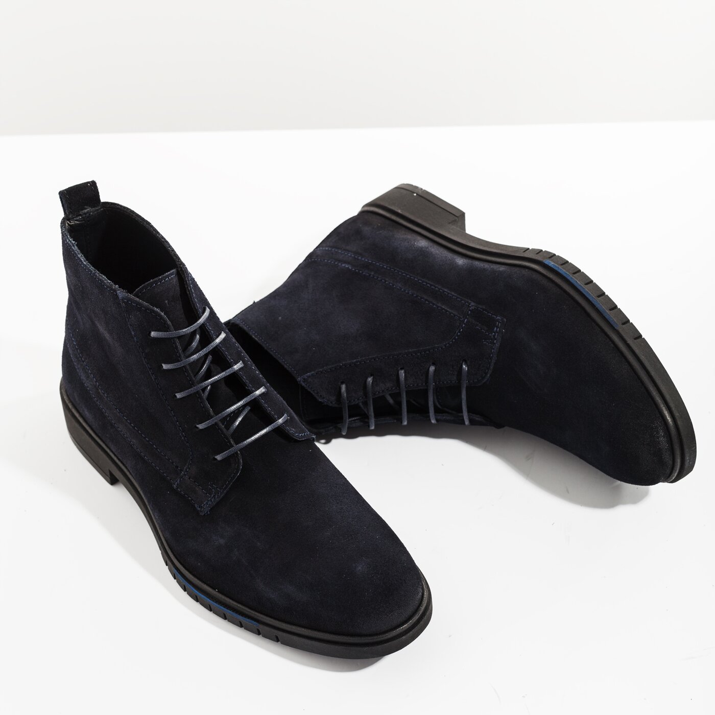 Męskie buty za kostkę TOMMY HILFIGER CAMDEN 2B fm0fm01760403 kolor granatowy