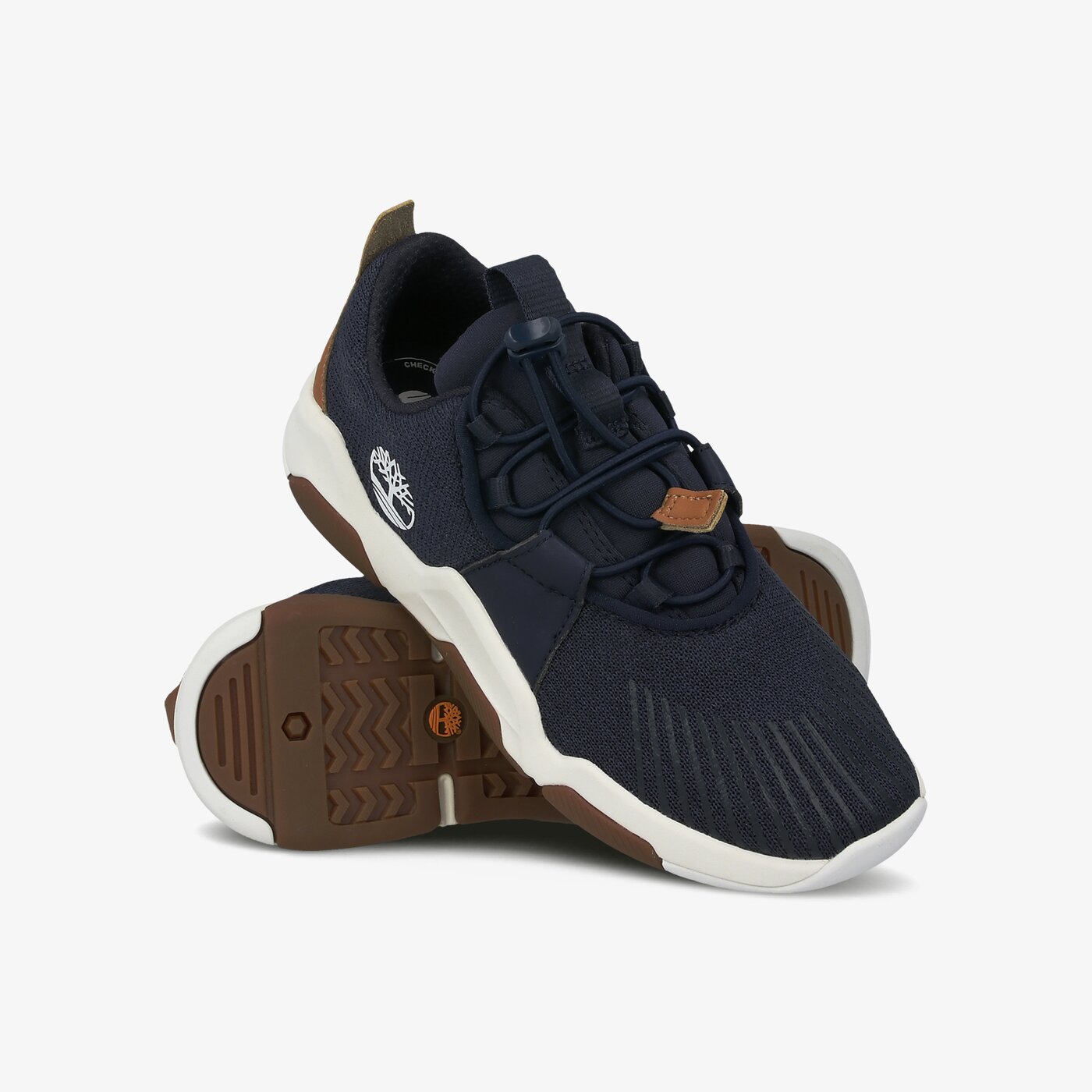 Dziecięce sneakersy (buty) TIMBERLAND EARTH RALLY FLEXIKNIT OX tb0a2dr50191 kolor granatowy