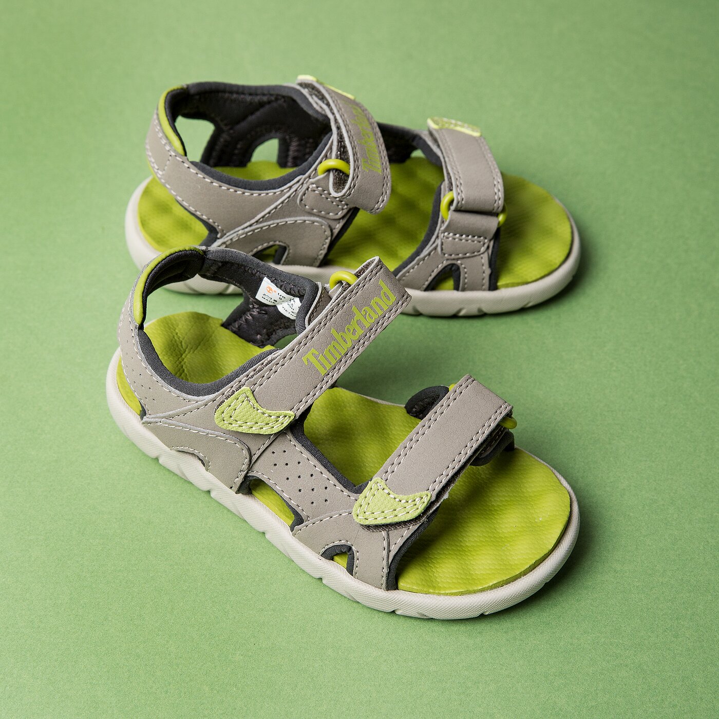 Dziecięce sandały / klapki TIMBERLAND PERKINS ROW 2-STRAP tb0a1qgh1101 kolor szary